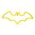 DC Comics Batman Falra Szerelhető LED Neonfény , 12,8 cm