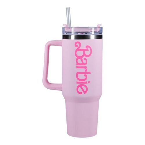 Barbie XL Többfunkciós Utazó Pohár Szívóval, 1200 ml
