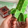 Minecraft Creeper és TNT Építő Készlet