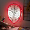 Pókember falra szerelhető LED neon lámpa (magasság: 26 cm)