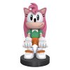 Sonic A Sündisznó (Sonic the Hedgehog) Amy Rose telefontartóval és játékvezérlő tartóval, 20 cm