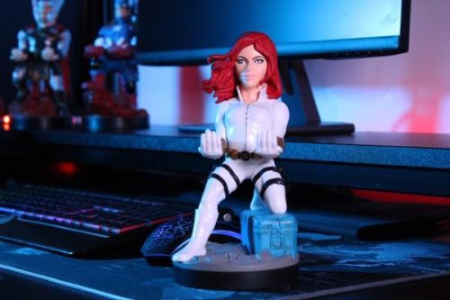 Marvel Fekete Özvegy (fehér ruha) telefon- és kontroller-tartó