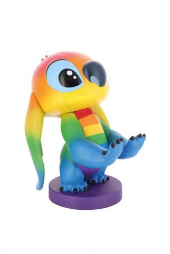 Disney Stitch Lilo & Stitch: Szivárvány telefon- és vezérlőtartó, 20 cm