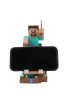 Minecraft - Steve telefon- és kontroller-tartó (magasság: 20 cm)