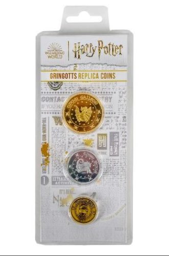 Harry Potter: Gringotts Pénzérmék Replika Gyűjtemény (3 db)