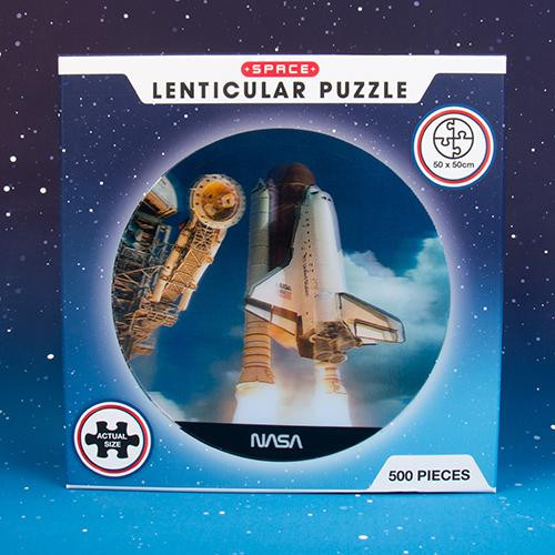 NASA 3D Lencsehatású Puzzle (500 darab)