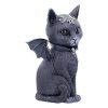 Malpuss Szárnyas Okkult Macska Cult  Szobor, 24 cm