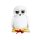 Harry Potter Plüss Bagoly Hedwig levéllel Roxfortból, 25 cm