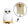 Harry Potter Plüss Bagoly Hedwig levéllel Roxfortból, 25 cm