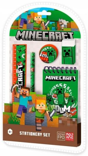 Minecraft irodaszett - 5 db-os készlet