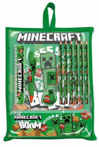 Minecraft Creeper írószett - 12 db-os készlet