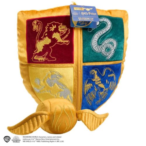Harry Potter - Roxfort címer és Aranyszárnyas plüss