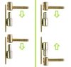 Safety gate for doors 72-122 cm