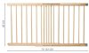 Safety gate for doors 72-122 cm