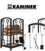 Fatartó állvány kandalló kiegészítőkkel, Kaminer