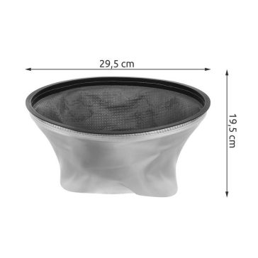 Tűzálló Szövet Szűrő Kandallóporszívóhoz – 29,5 × 29,5 × 19,5 cm, Kaminer