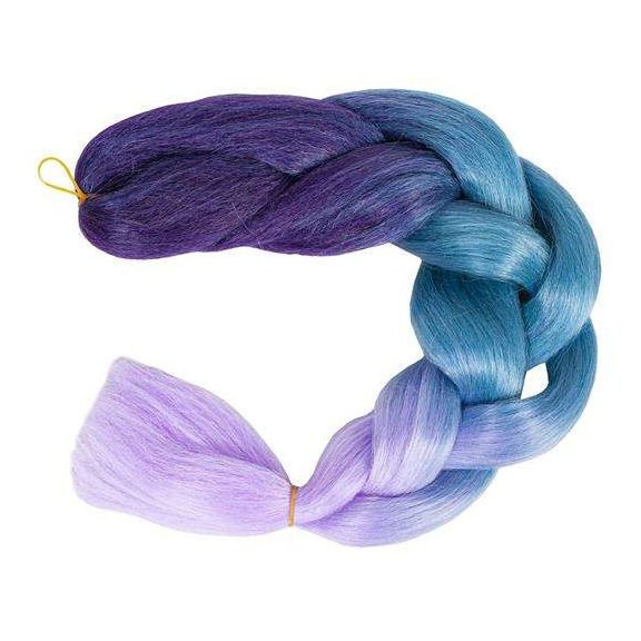 Szintetikus hajfonat – Ombre kék/lila, Soulima Szintetikus hajfonat – Ombre kék/lila, Soulima
