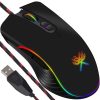 Vezetékes Gamer Egér – 7200 DPI, 7 programozható gomb, LED világítás, Dunmoon