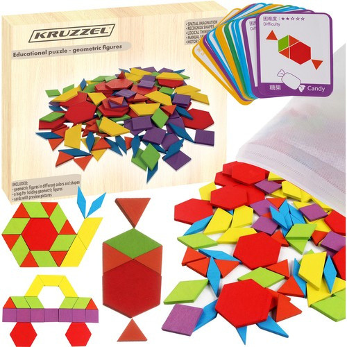 Oktató logikai puzzle – Geometriai alakzatok, Kruzzel