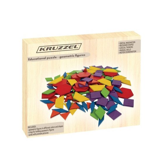Oktató logikai puzzle – Geometriai alakzatok, Kruzzel