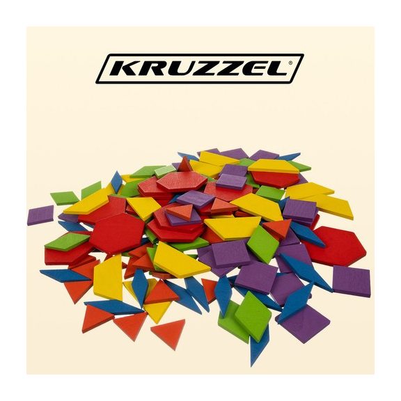 Oktató logikai puzzle – Geometriai alakzatok, Kruzzel