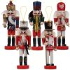 Fa diótörő figurák szett – 5 db, 13 cm, Ruhhy
