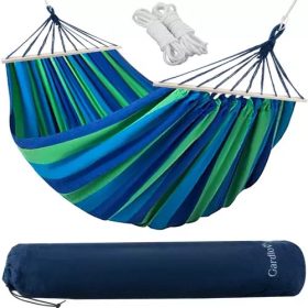   Kétszemélyes XXL kerti függőágy – 260×160 cm, fa keresztrúddal, huzattal, Gardlov