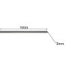 Megerősített damil – 3 mm × 100 m, szögletes, profi fűkaszához, Bigstren