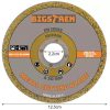 Fémvágó korong készlet – 50 db, 125 mm, Bigstreen