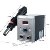 Forrasztóállomás hőlégfúvóval – 700 W, LCD kijelző, 100–500 °C, Bigstreen