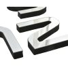 Prémium DIY Fali Óra – 60–130 cm, ezüst, tükörhatás, Ruhhy