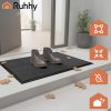 Csúszásmentes Bejárati Lábtörlő – 60×90 cm, fekete-szürke, Ruhhy