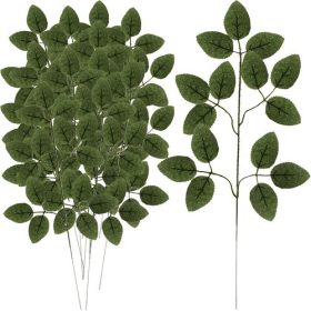 Mű rózsalevél ágak – 12 db-os szett, 47 cm, Gardlov