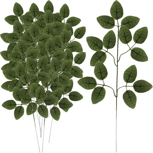 Mű rózsalevél ágak – 12 db-os szett, 47 cm, Gardlov