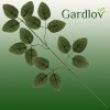 Mű rózsalevél ágak – 12 db-os szett, 47 cm, Gardlov