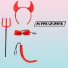 Ördög jelmez – 4 részes szett, Kruzzel