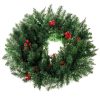 Karácsonyi ajtókoszorú – XXL, 60 cm, sűrű és elegáns, Ruhhy