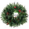 Karácsonyi ajtókoszorú – XXL, 60 cm, sűrű és elegáns, Ruhhy