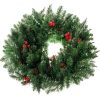 Karácsonyi ajtókoszorú – XXL, 60 cm, sűrű és elegáns, Ruhhy