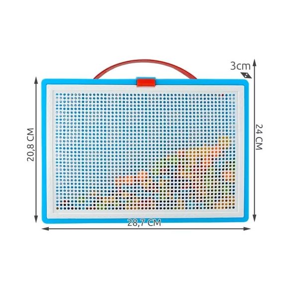 Gombapuzzle mozaik – 296 darabos kreatív készlet bőröndben, Iso Trade