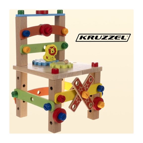 Fa összeszerelhető szék, Kruzzel Fa összeszerelhető szék, Kruzzel