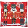 Karácsonyi díszpárnahuzat – 45x45 cm, diótörő mintával, Ruhhy