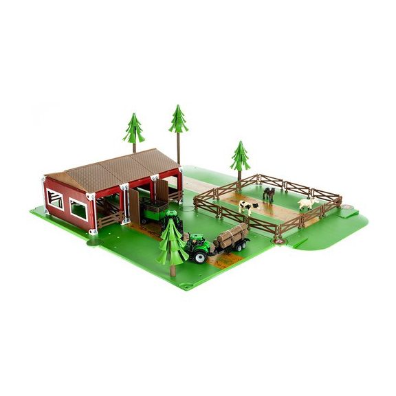 Farm állatokkal és 2 farm járművel – 102 részes készlet, Kruzzel Farm állatokkal és 2 farm járművel – 102 részes készlet, Kruzzel