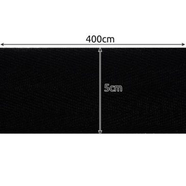 Box bandázs, 2 db, 4 m hosszú, fekete – tépőzáras, pamut, Trizand