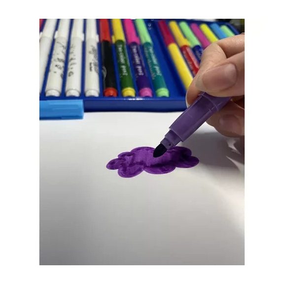 Varázsfilctoll készlet – 25 db színes marker gyerekeknek, Maaleo Varázsfilctoll készlet – 25 db színes marker gyerekeknek, Maaleo