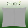 Napvitorla 3x2m – vízálló, szürke kerti árnyékoló, Gardlov
