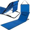 Strandmatrac háttámlával és párnával, Trizand