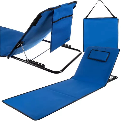 Strandmatrac háttámlával és párnával, Trizand