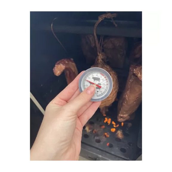 Analóg hús- és füstölő hőmérő 0–120 °C-ig, Ruhhy Analóg hús- és füstölő hőmérő 0–120 °C-ig, Ruhhy