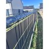Kerítésszalag 4,75 cm × 35 m, 450 g/m² + 25 db rögzítő kapocs, antracit, Gardlov